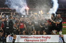 Crusaders hold off 14-man Lions to win first Super Rugby title since 2008