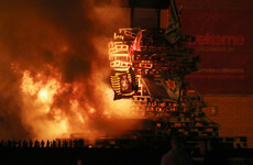 Pictures: Republican fires burn to mark the anniversary of internment without trial