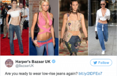 Low-rise jeans are back in fashion and absolutely nobody is here for it