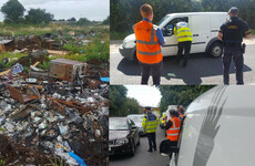 Armed gardaí join forces with Fingal County Council to target illegal dumpers