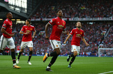 Subs sink Leicester as United's unbeaten start to the season continues