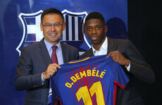 Dembele's Barca presentation marred by jeers and calls for president to resign