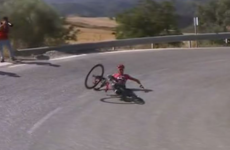 Chris Froome's Vuelta lead cut after he crashes twice