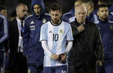 Lionel Messi may not be at next year's World Cup, as Argentina's qualification hopes suffer blow