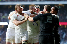 England to take on the All Blacks for the first time in four years
