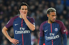 Tensions simmer between Neymar and Cavani in PSG win