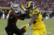 Thursday night record set on the west coast as the Rams edge 80-point thriller