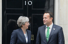Theresa May has backed Ireland's bid to host the Rugby World Cup