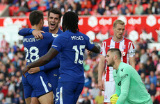 Magic Morata continues stunning goalscoring form as Chelsea thump Stoke