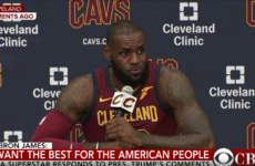 LeBron: 'The people run this country, not one individual. And damn sure not him'