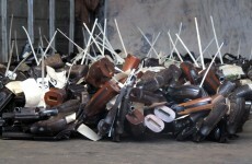 Libyan embassy hands over cache of guns and explosives