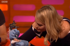 Margot Robbie tattooed the foot of a fan on The Graham Norton Show last night