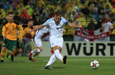 Harry Kane penalty sees England earn unconvincing win, Lewandowski record helps Poland qualify