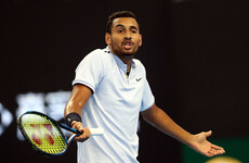 Controversial tennis player Nick Kyrgios storms off court midway through match