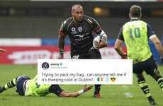 A rugby player asked what the weather was like in Dublin ahead of his match against Leinster and got the best responses