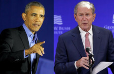Obama and Bush both take aim at 'bigotry' of Trump era