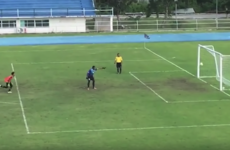 Goalkeeper learns harsh (but hilarious) lesson about premature celebration
