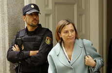 Catalonia: Ex-parliament speaker spends night in jail for involvement in independence drive