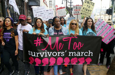Hundreds march through Hollywood in protest against sexual abuse