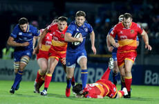 Ice-cool Byrne steers Leinster to 8-try win over Dragons