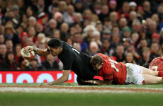 Naholo, Ioane strike as All Blacks extend Wales misery