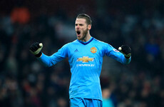 Mourinho hails 'world class' De Gea as he levels Premier League record