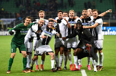 Feeling the pressure? Serie A leaders Inter Milan lose unbeaten record with shock Udinese defeat