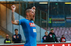 Marek Hamsik breaks Maradona's record as Napoli extend Serie A lead