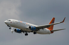 Aircraft set alight after two planes collide at Toronto Airport