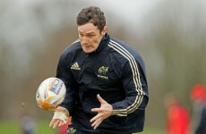 He's back: Wallace in Munster squad for Aironi trip