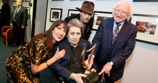 Michael D presents Shane McGowan with lifetime award on emotional evening