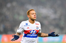 Ex-Man United player Depay scores wondergoal to down PSG as Mbappe stretchered off