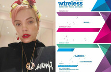 Lily Allen has criticised a festival for not booking enough female acts