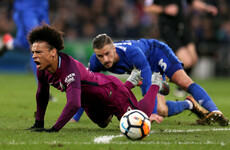Manchester City suffer Leroy Sane blow