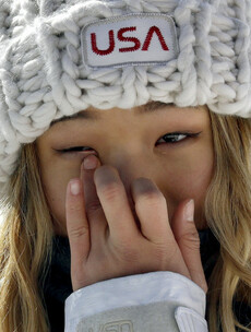 American prodigy melts hearts with tearful snowboarding gold