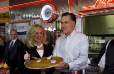 Romney focuses on Obama while Santorum questions rival
