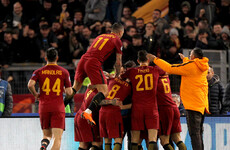 Former Man City star on target as Roma reach Champions League quarters for first time in a decade