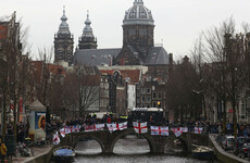 Almost 100 England fans arrested after trouble in streets of Amsterdam