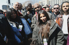 Celebrities came out in force to show their support during yesterday's March For Our Lives