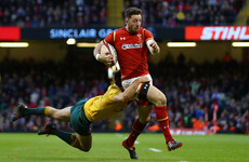 Wales wing Cuthbert signs for Exeter and rules himself out of international selection