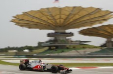 Hamilton fastest in Malaysian GP practice