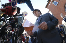 Former Catalan leader sent defiant message to Spanish authorities as he walked out of prison
