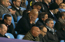 Fuming Guardiola blames referees for City's Euro exit