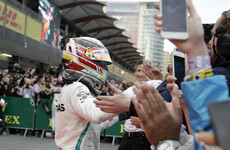 Off the mark! Fortuitous Hamilton wins chaotic Azerbaijan Grand Prix to lead title race
