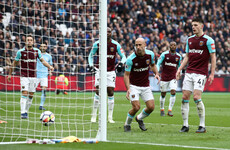 Declan Rice involved in unfortunate own goal as Man City stroll to victory over West Ham