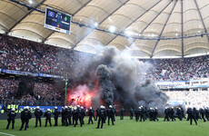 Chaotic scenes as Hamburg relegated for the first time after 55 seasons in the Bundesliga