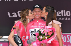 Froome on the brink of historic Giro triumph after defending pink jersey during 20th stage