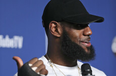 LeBron punched a whiteboard after astounding game one and has played with a fractured hand since