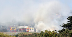 Photos: Dublin Fire Brigade battles gorse fire near Howth Head as hot weather persists
