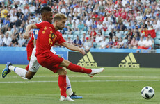 Belgium lead Panama thanks to one of the goals of the tournament so far